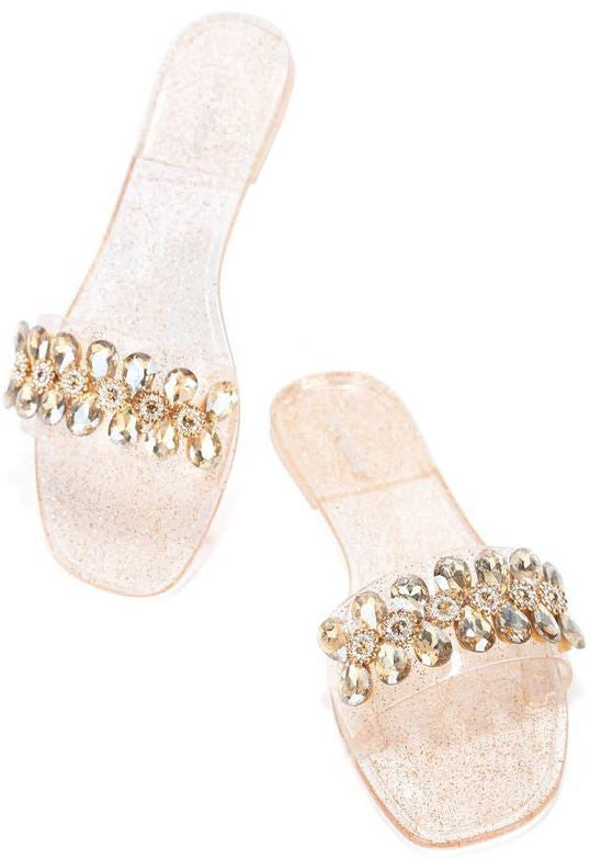 Gold Glitter Jelly Love