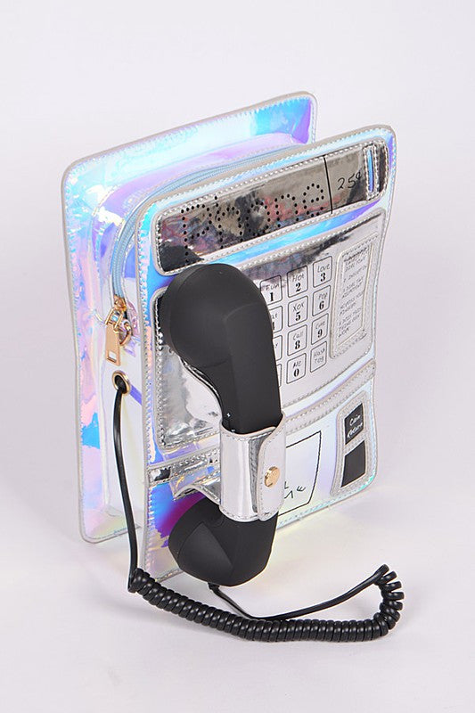 Pay Phone Purse Black