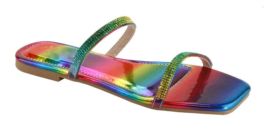 Lala Two Strap Rainbow