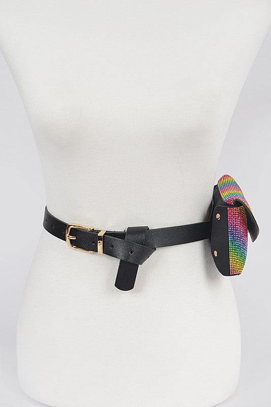 Lala Rainbow Belt Fanny