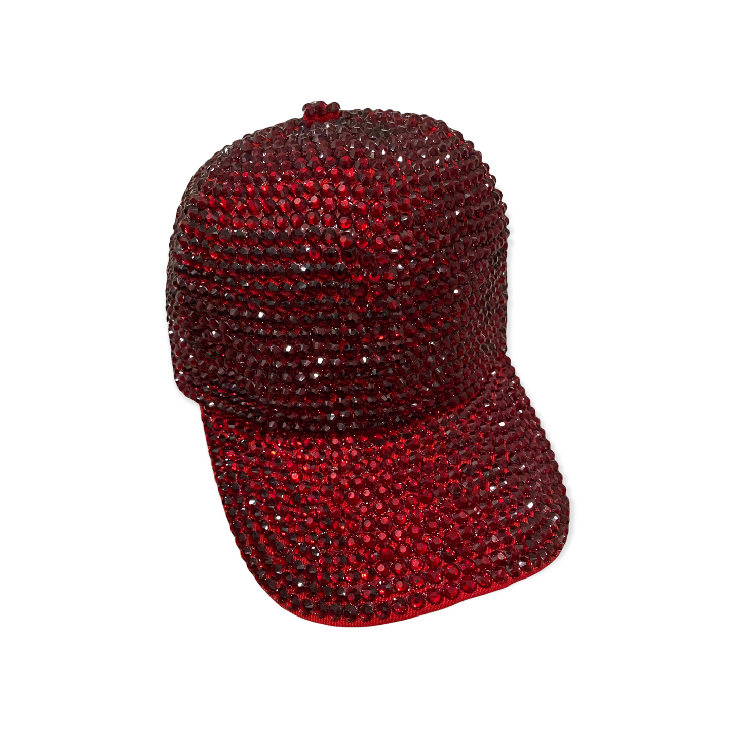 Bling Baseball Cap Red