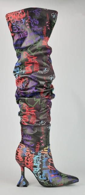 Rella Graffiti Boots Black