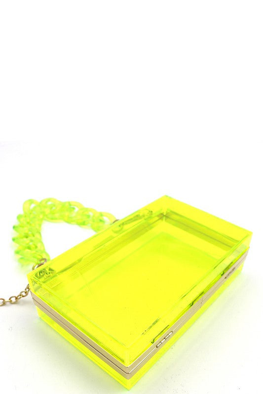 Bestie Clear Orange Purse