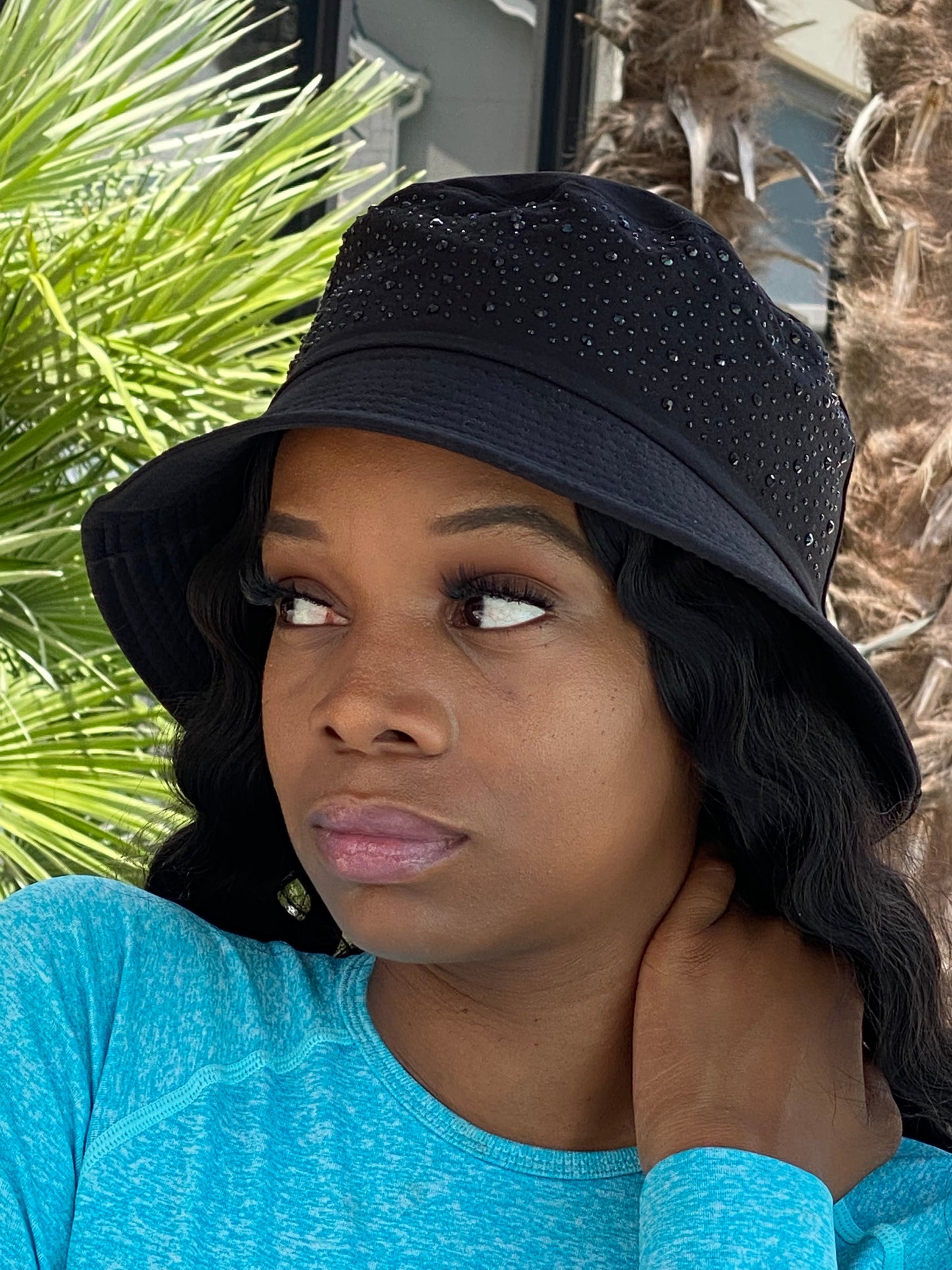 Bling Bucket Hat Black