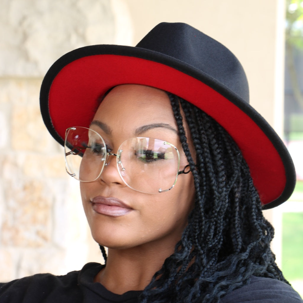 Black Red Fedora