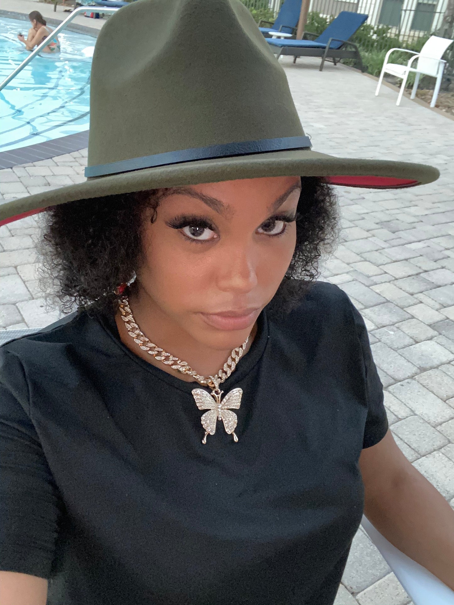 Olive Red Fedora W