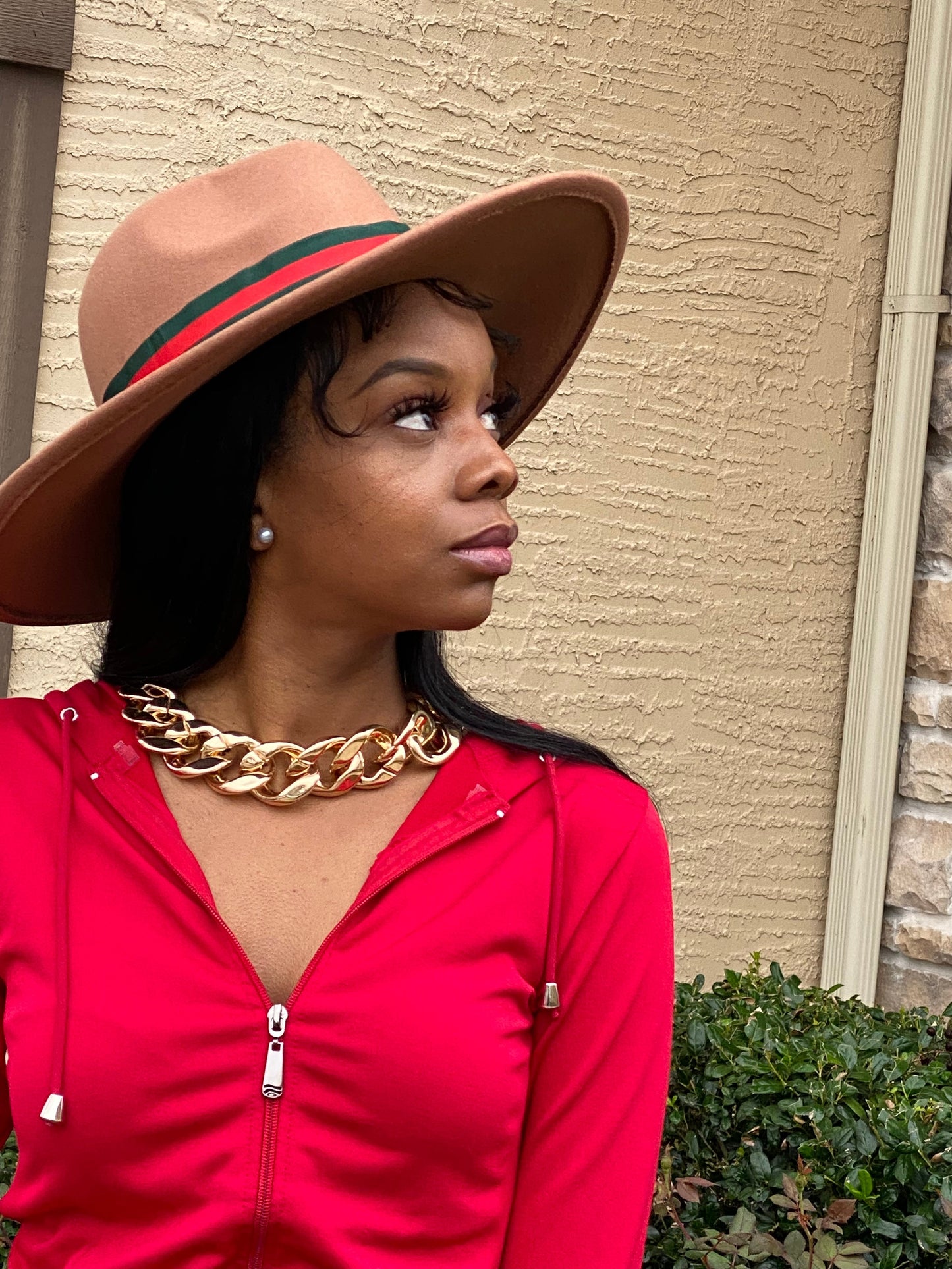 Luxe Fedora Tan W