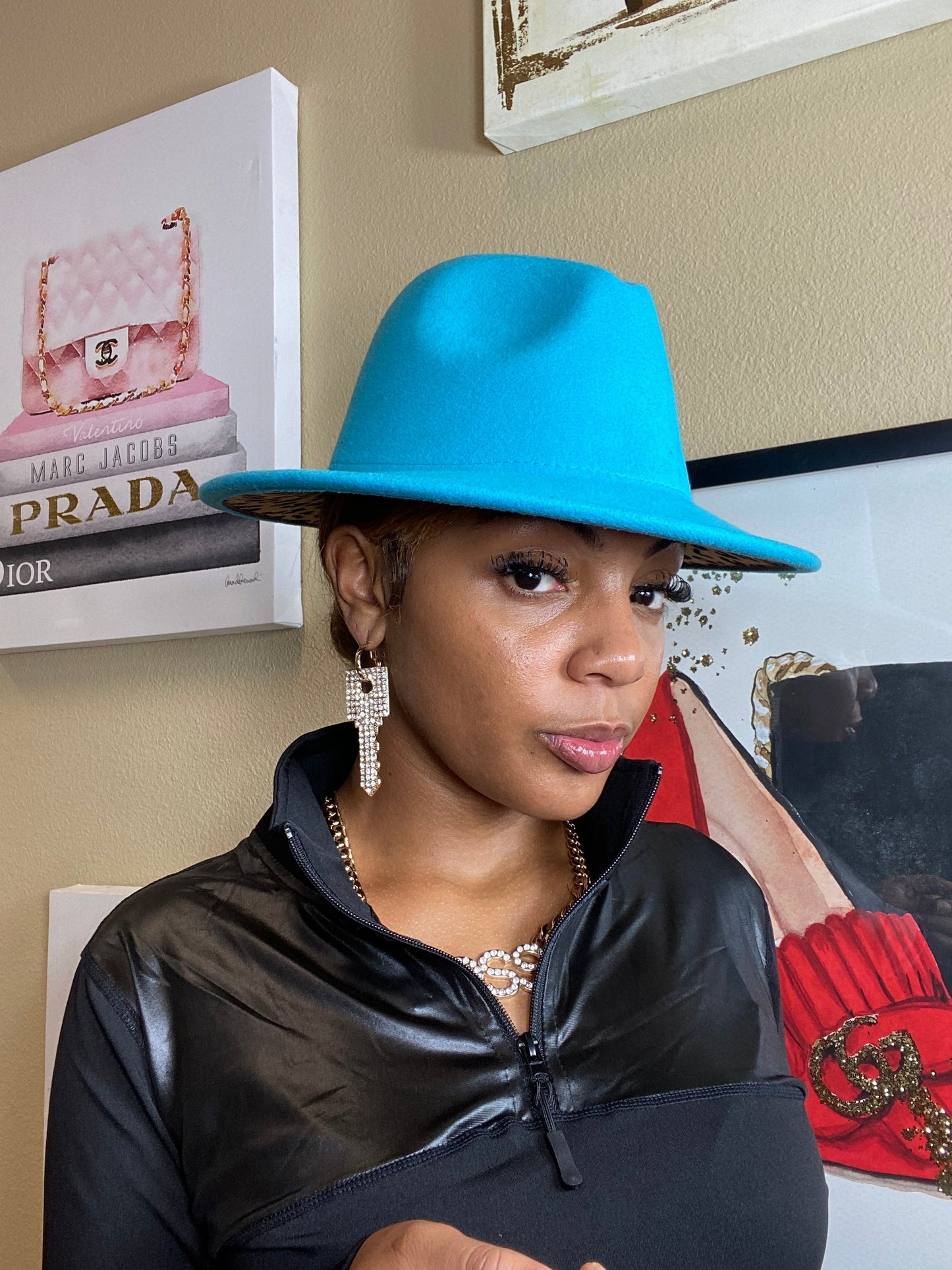 Hottest Fedora Turq Leo