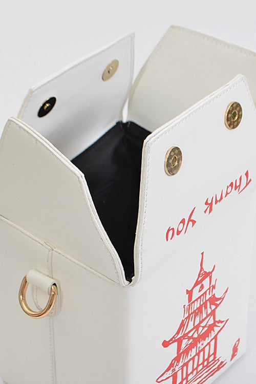 Take Out Box Clutch Black