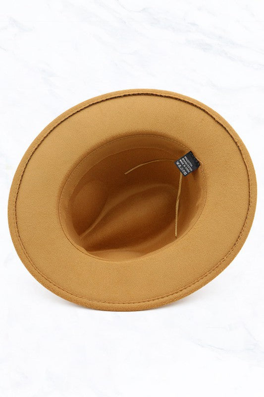 Classic Fedora Hat Beige