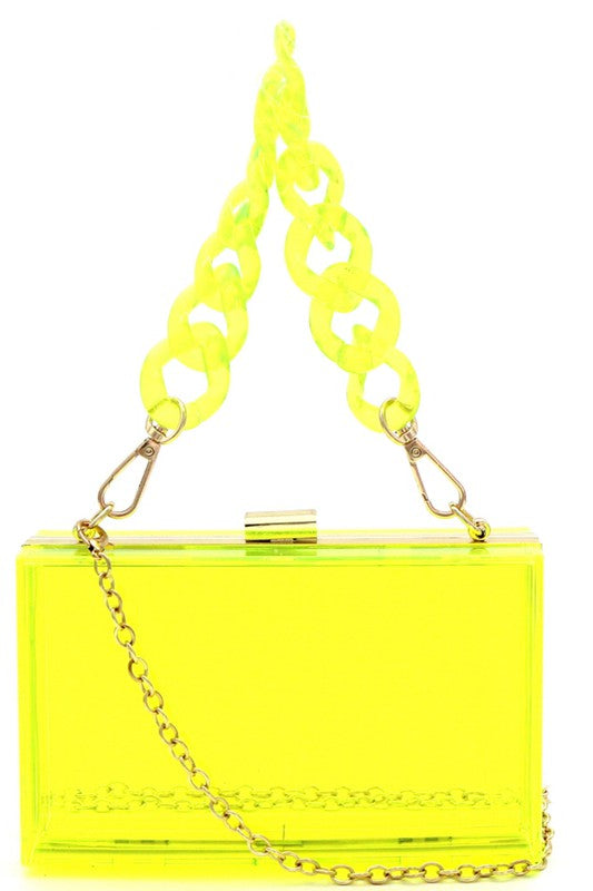 Bestie Clear Orange Purse