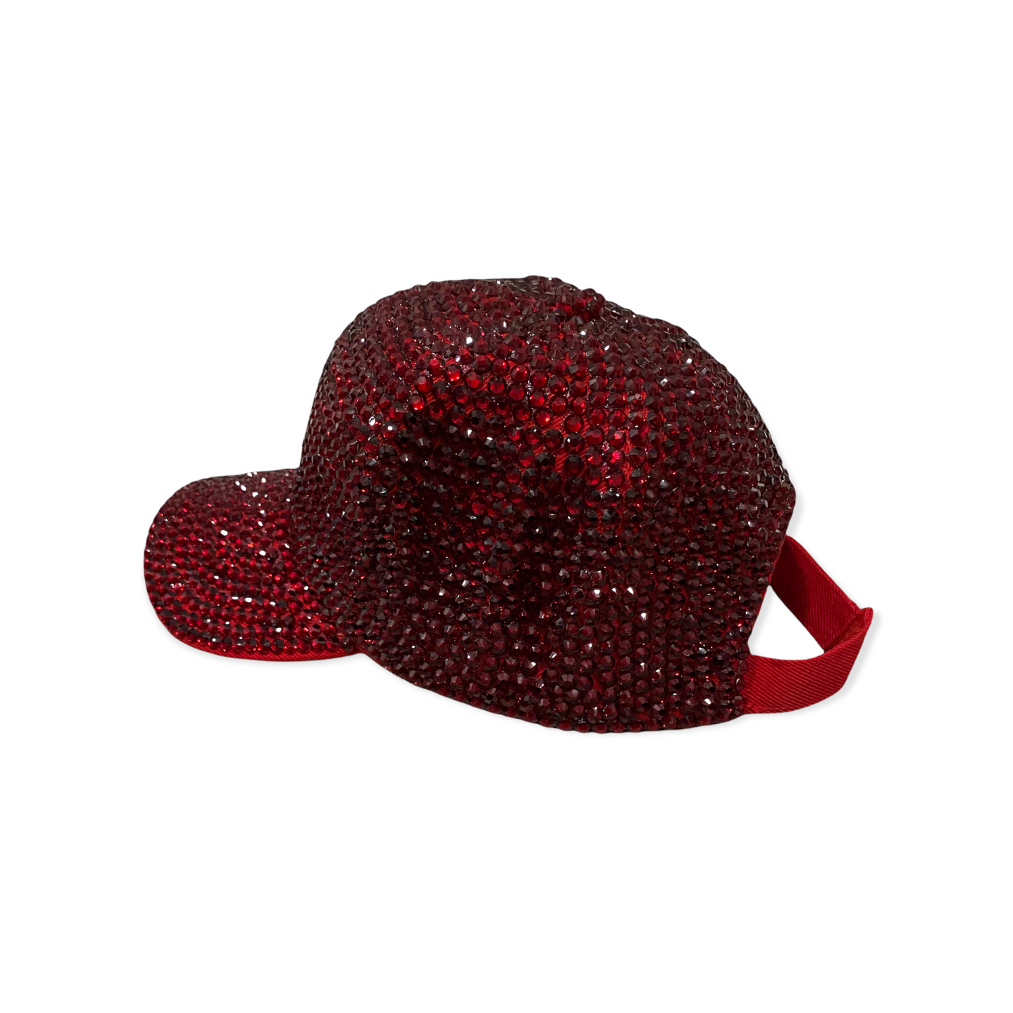 Bling Baseball Cap Red