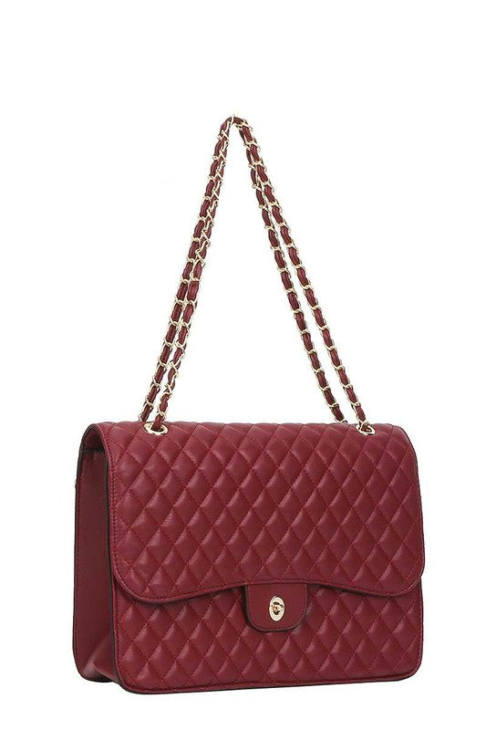 4 Piece Hot Gal Bag Set Burgundy