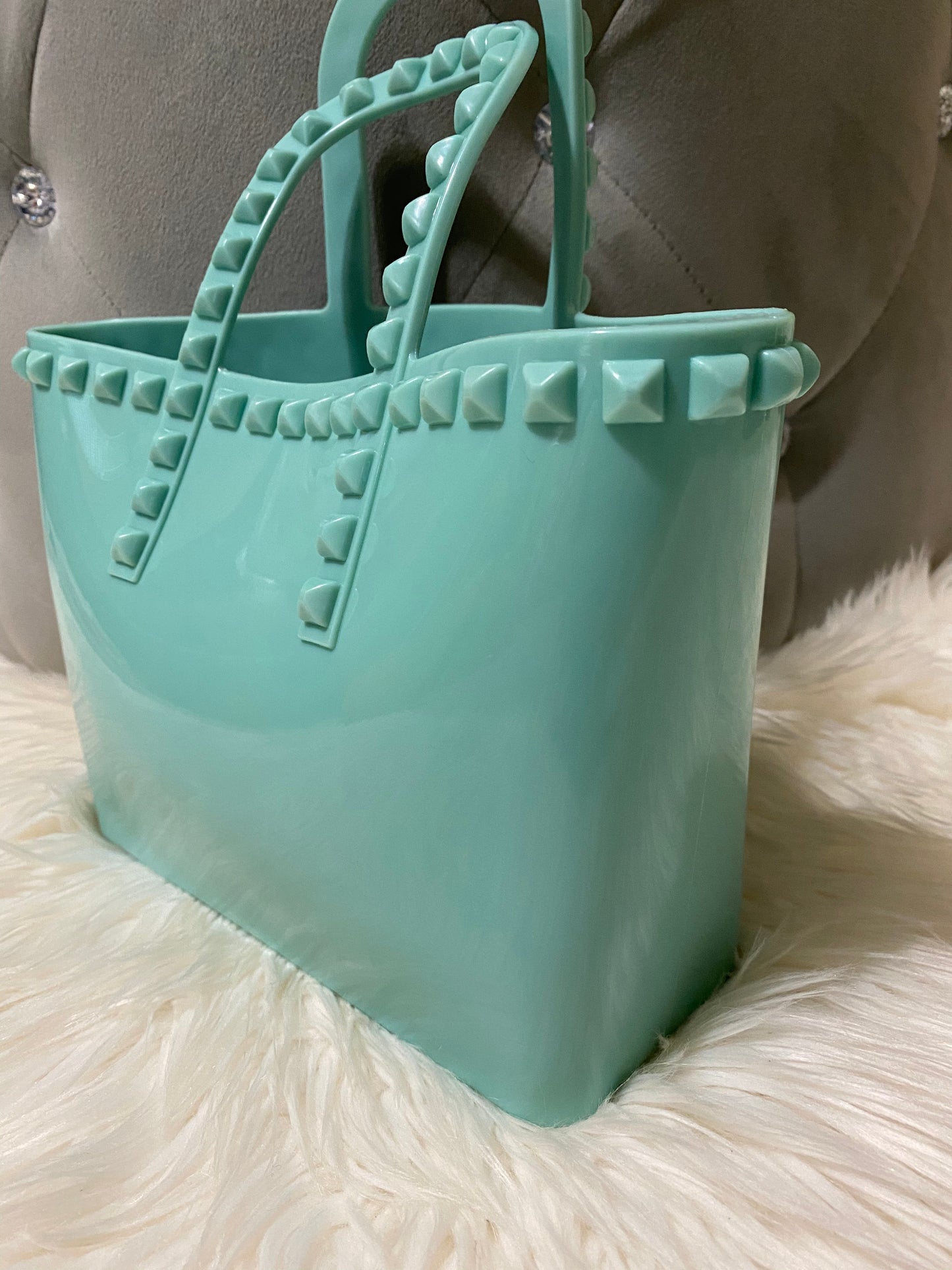 Mini Jelly Tote Mint