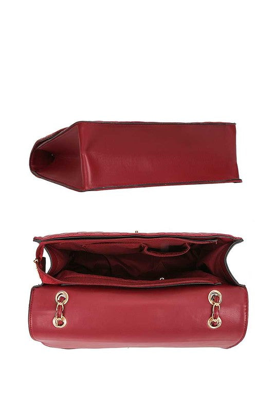 4 Piece Hot Gal Bag Set Burgundy