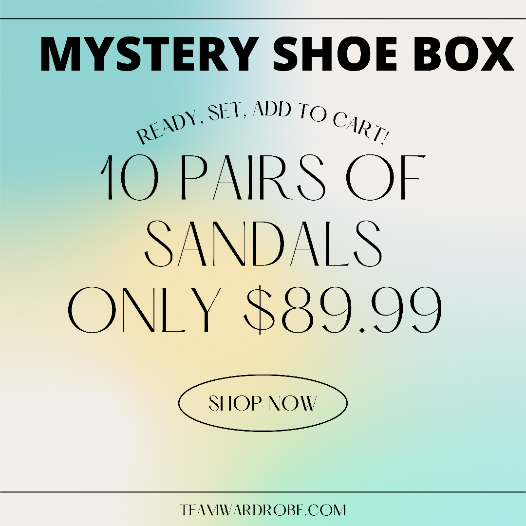 Mystery Sandal Box 10 Pairs -Final Sale