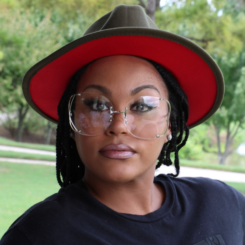 Olive Red Fedora