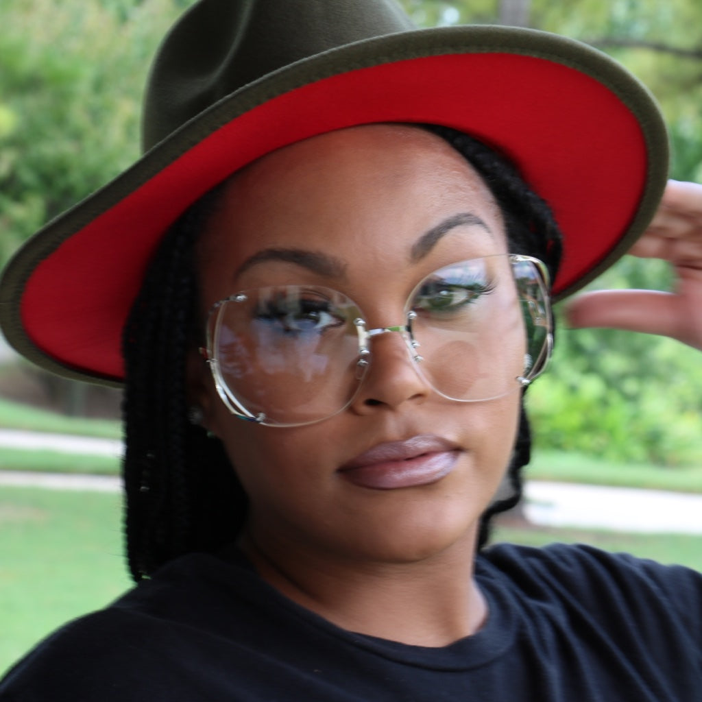 Olive Red Fedora