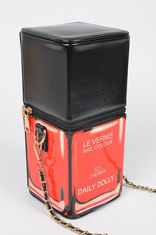 Nail Polish Purse Pink
