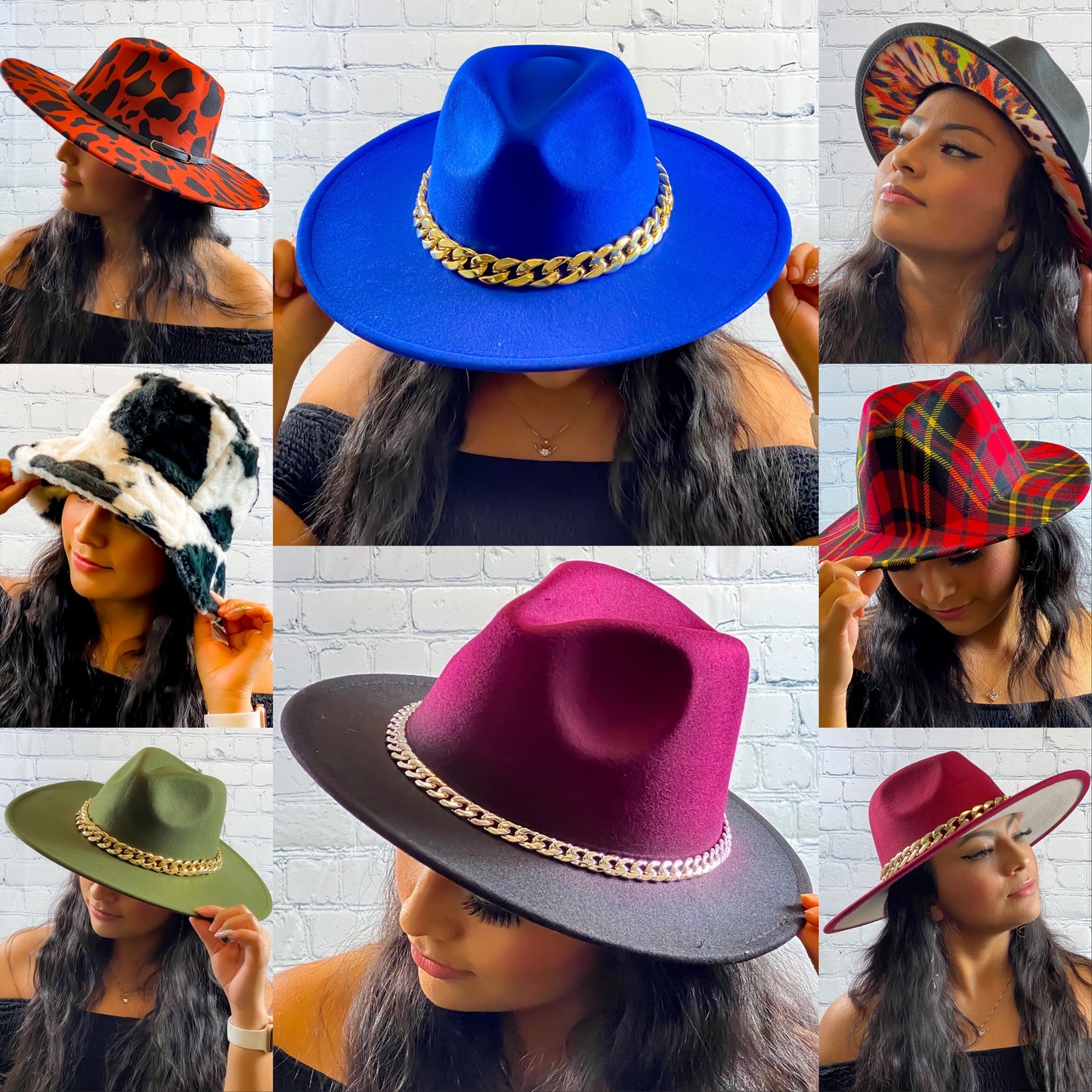 Mystery Fedora Hat Box 10 Pieces Final Sale