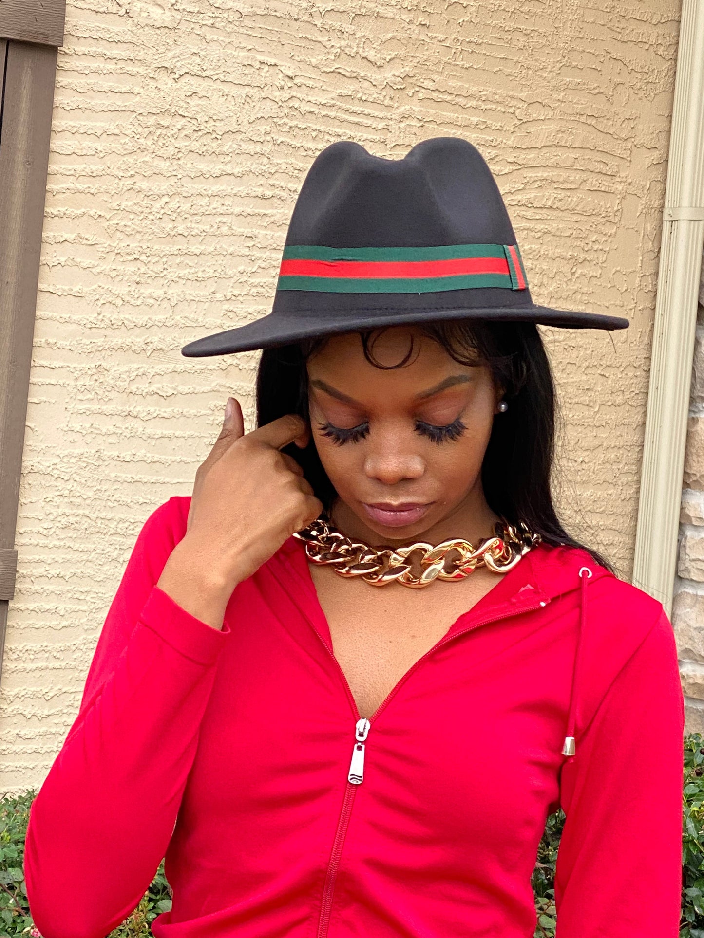 Luxe Fedora Black