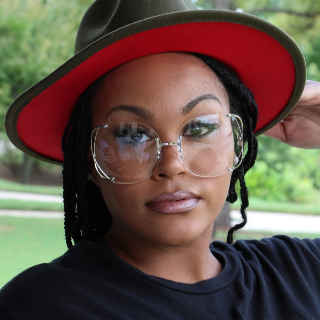 Olive Red Fedora
