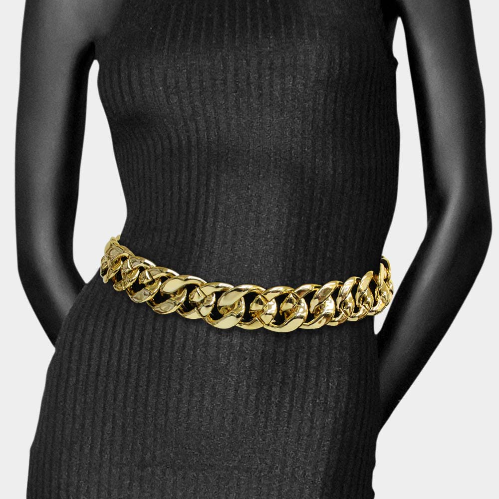 Chain Link Belt Gold