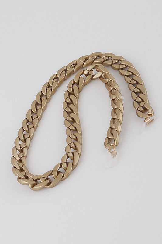 CHUNKY SUNGLASSES CHAIN Gold