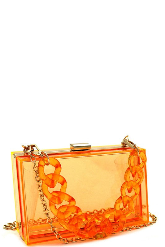 Bestie Clear Orange Purse