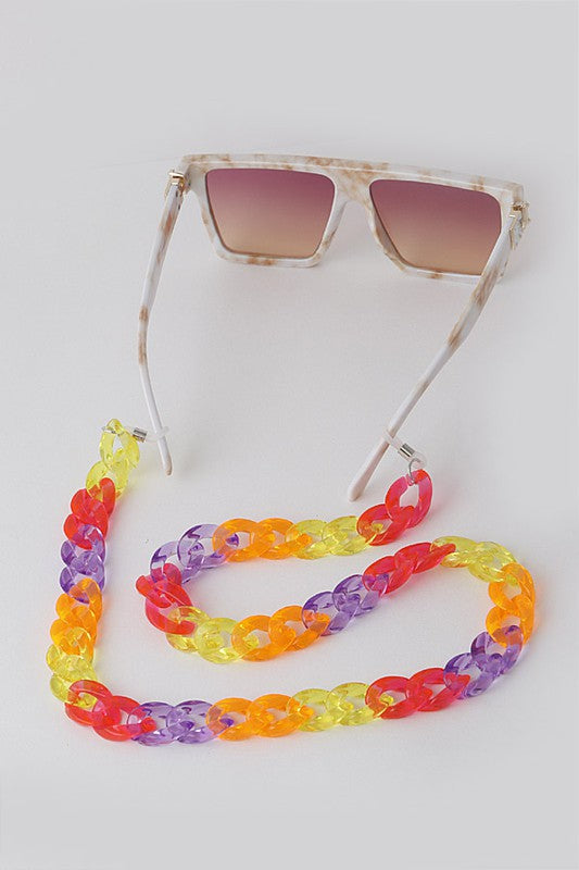 CHUNKY SUNGLASSES CHAIN Multi
