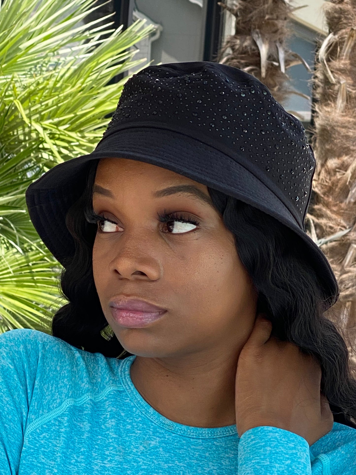 Bling Bucket Hat Black