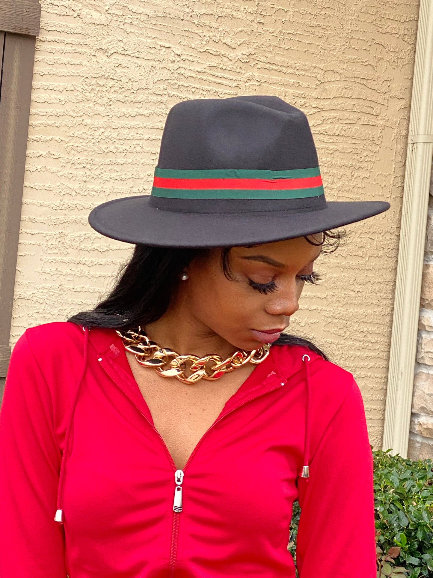 Luxe Fedora Black