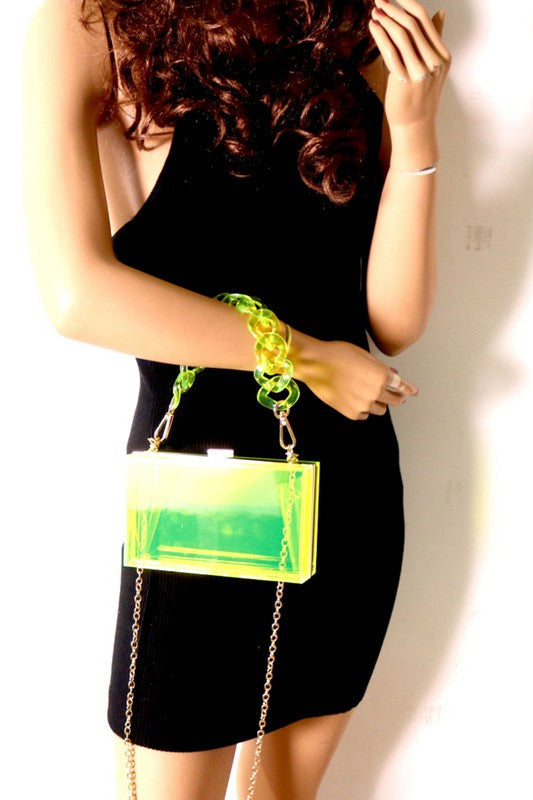 Bestie Clear Orange Purse