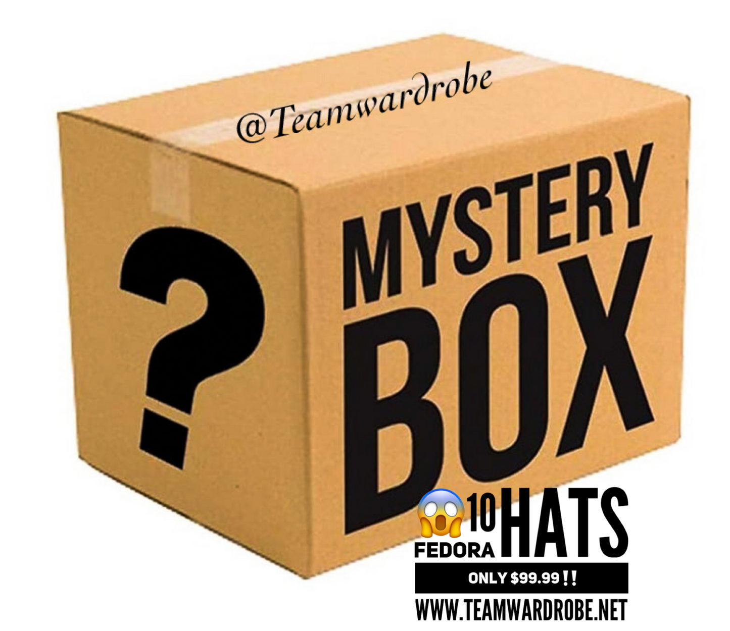 Mystery Fedora Hat Box 10 Pieces Final Sale