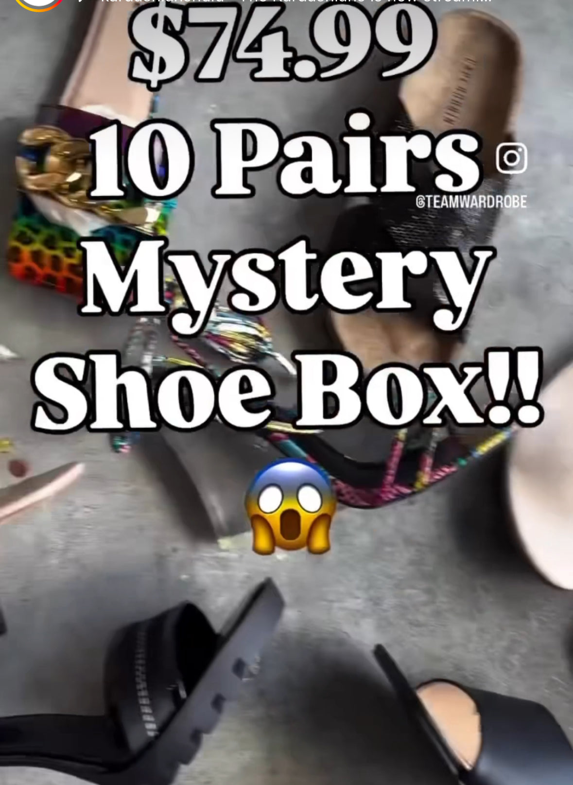 Mystery Shoe Box 10 Pairs -Final Sale
