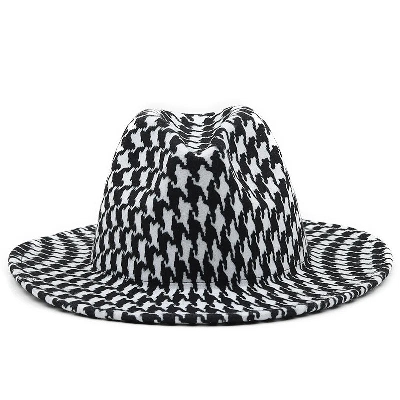 Houndstooth Fedora
