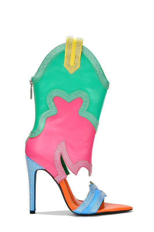 City Cowgirl Boots Multi