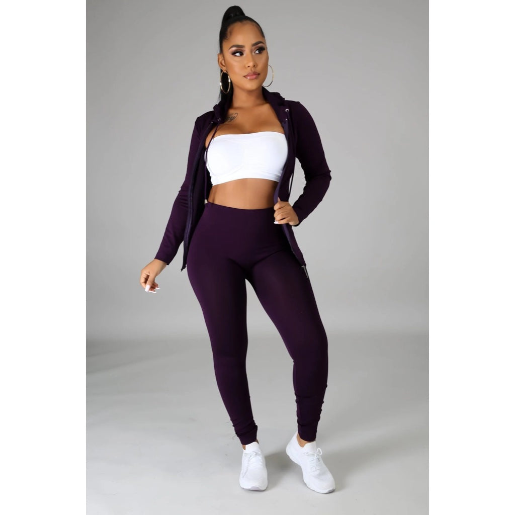 Ola Seamless 2 Piece Set Purple