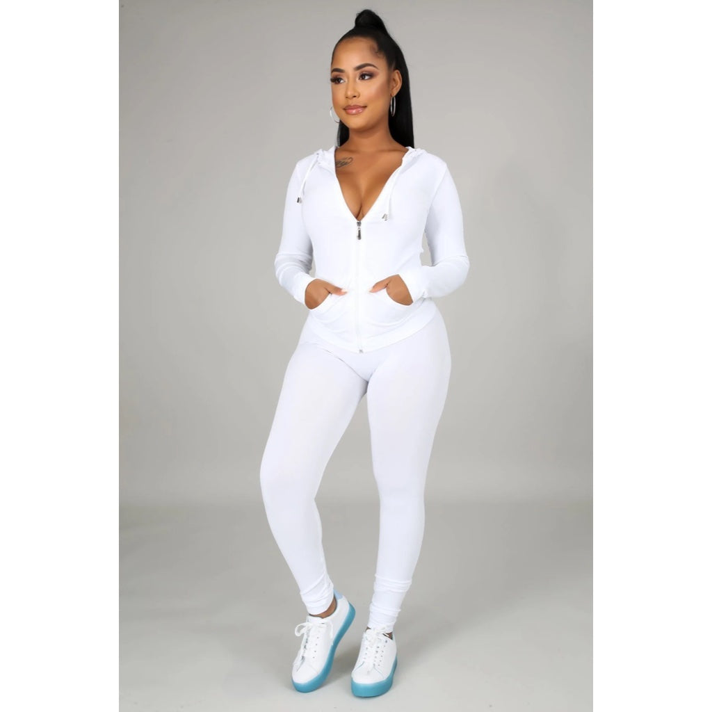 Ola Seamless 2 Piece Set White