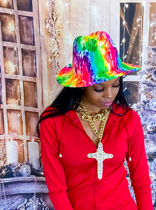 Hottest Fedora Tie Dye