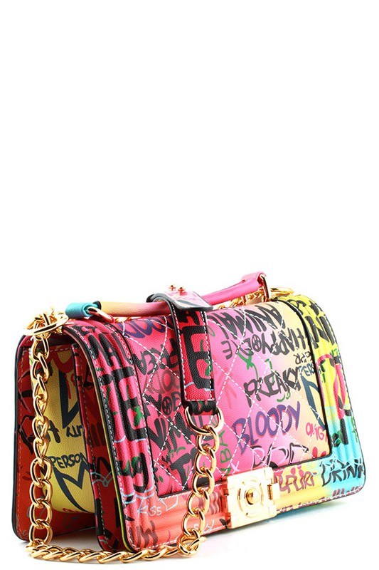 MULTI GRAFFITI CROSS BODY