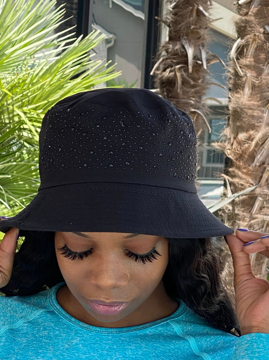 Bling Bucket Hat Black