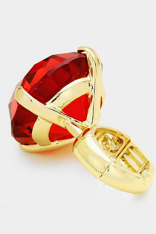 ROCK STRETCH RING Red