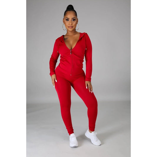 Ola Seamless 2 Piece Set Plus Size Red