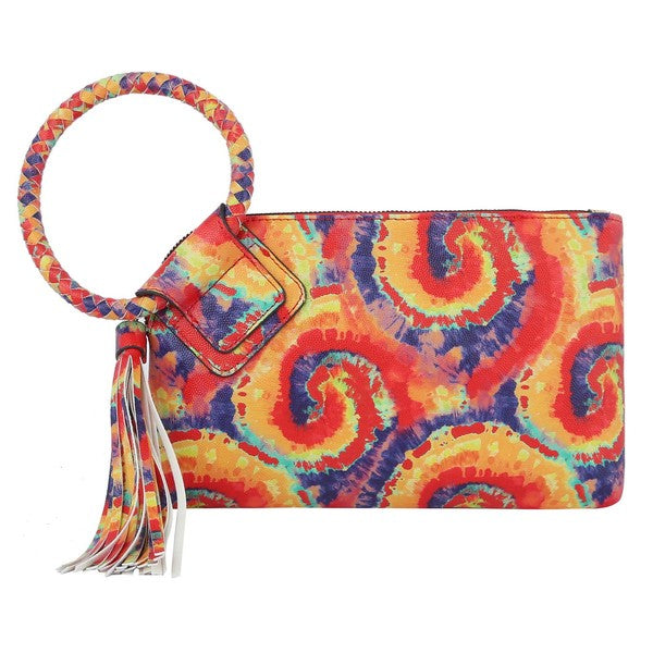 Bracelet Clutch Purse Tie Dye