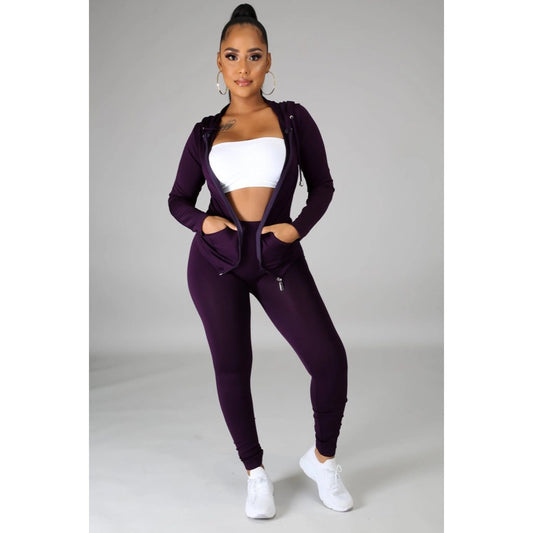 Ola Seamless 2 Piece Set Purple