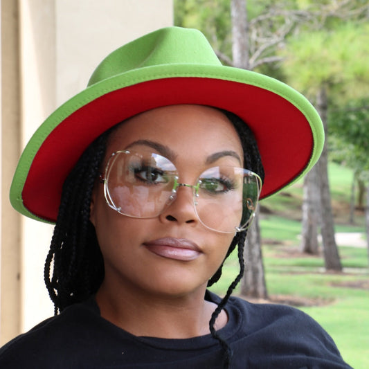 Green Red Fedora