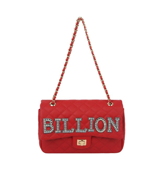 Quilted Billion Purse Red