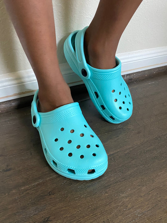 Kids Fancy Clogs Blue