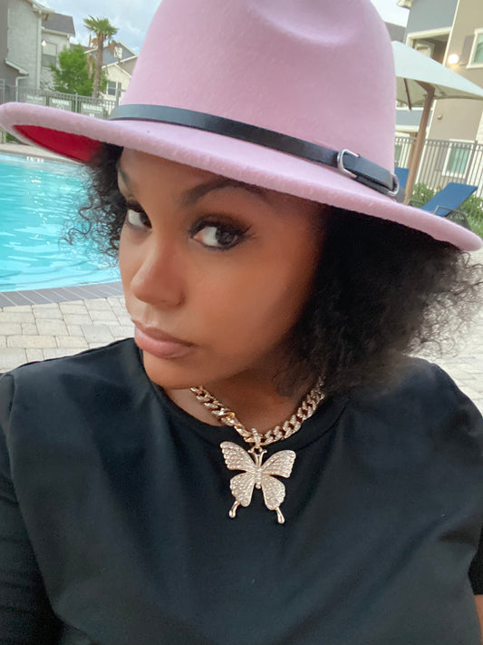 Light Pink Fedora